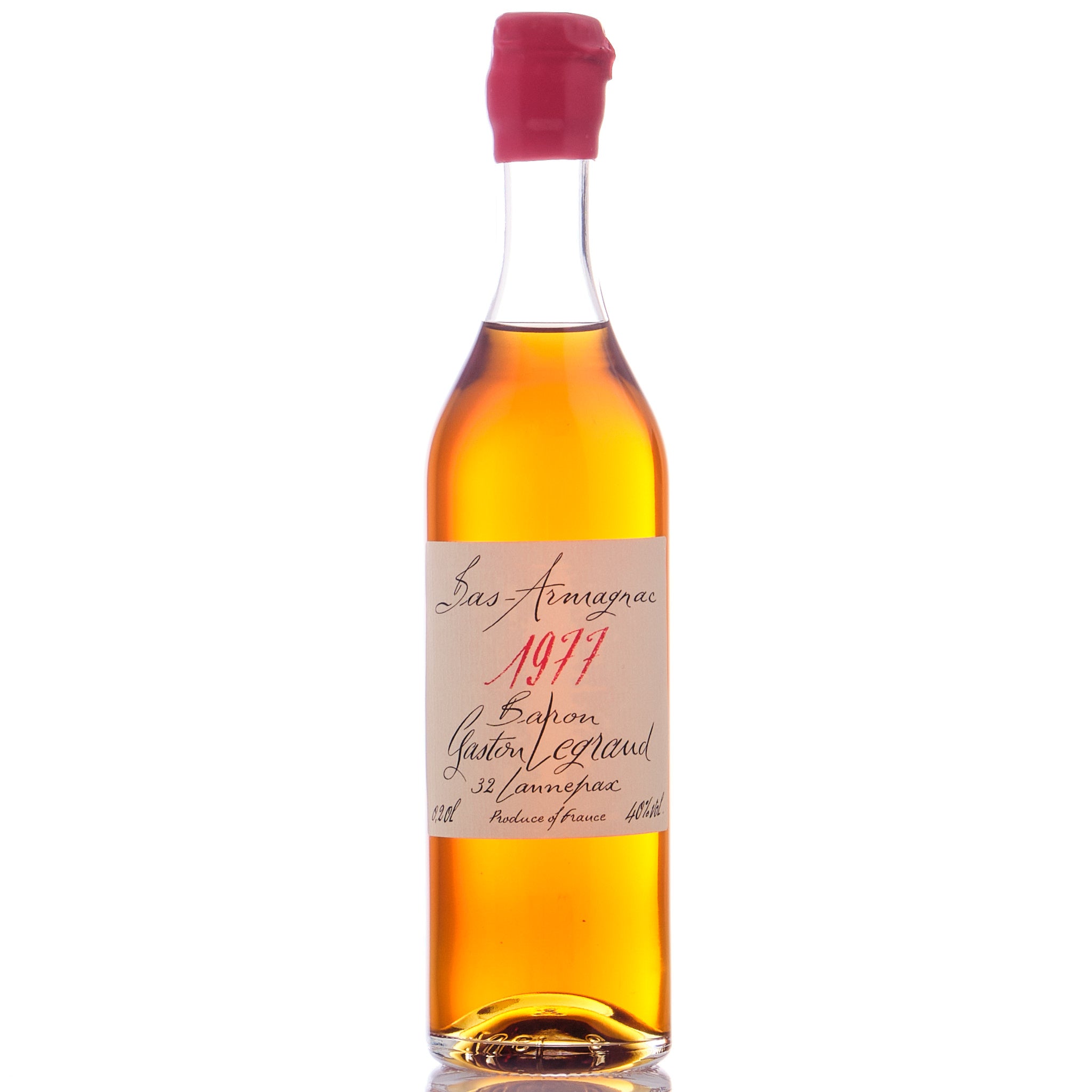 Baron Gaston Legrand Bas Armagnac 1977 20cl – Armagnac.de