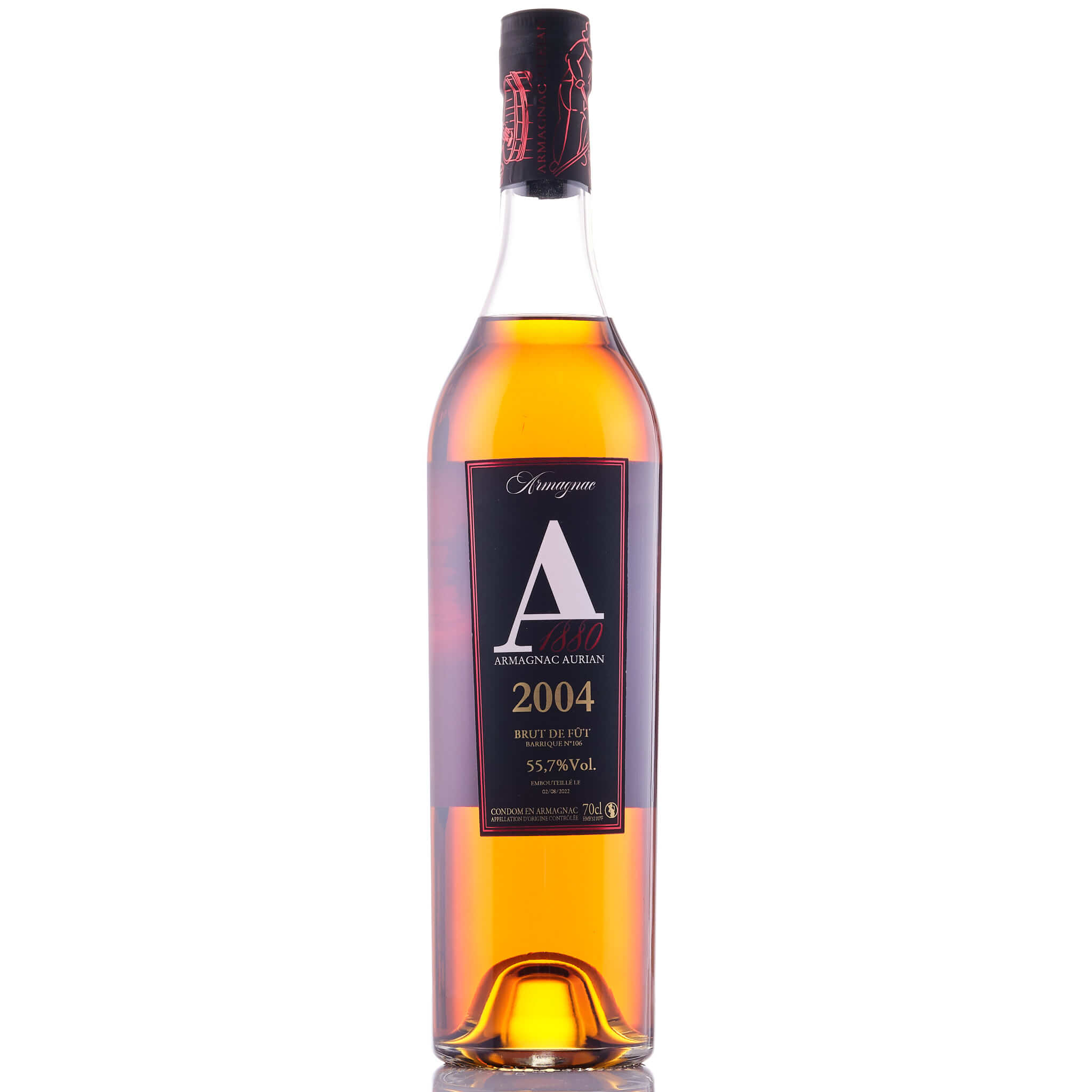 Aurian 2004 #106 70cl (08/2022) – Armagnac.de