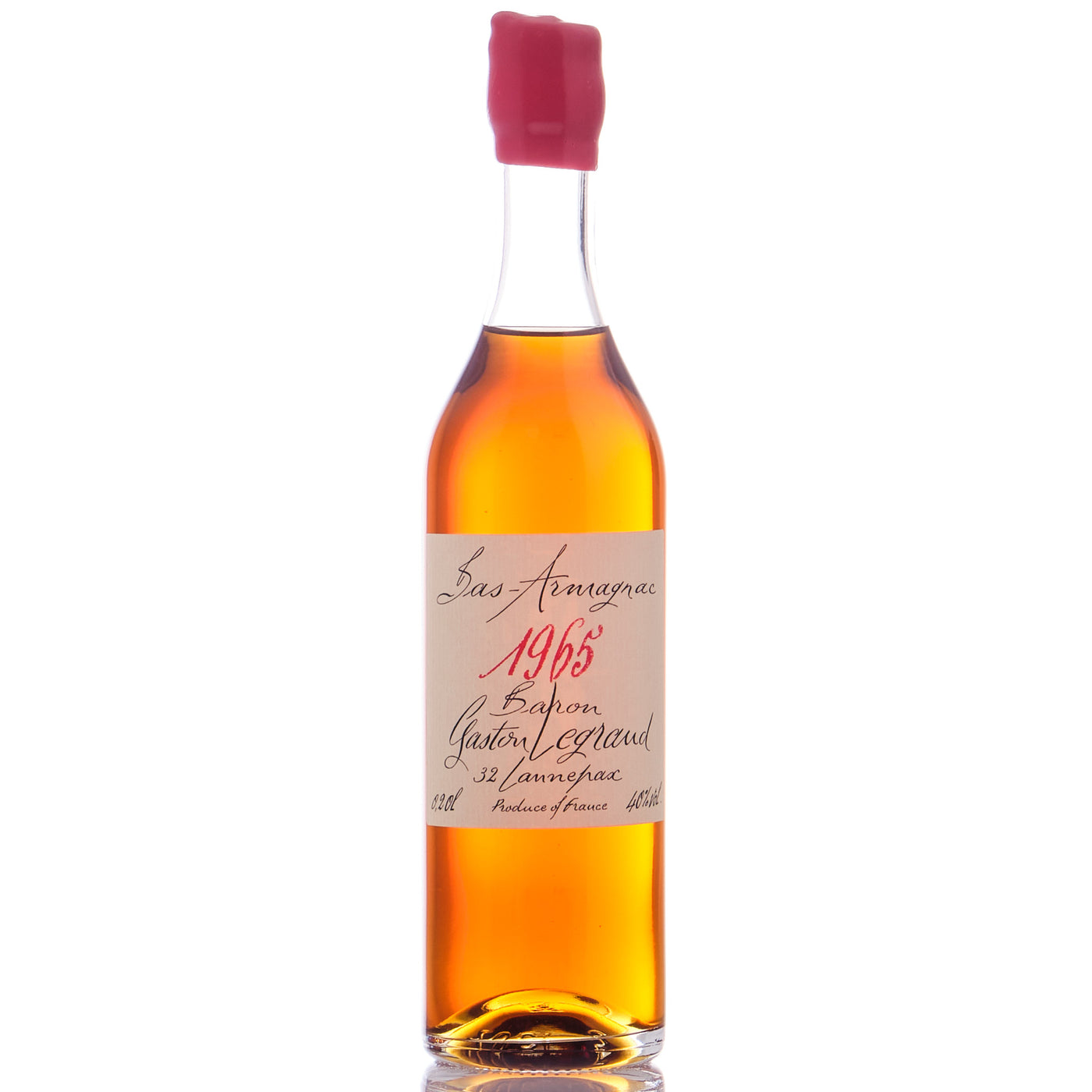 Baron Gaston Legrand Bas Armagnac 1965 20cl (05/2025)