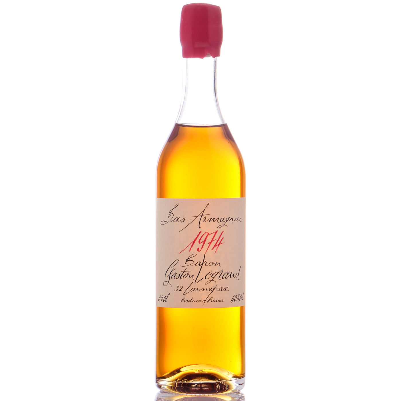 Baron Gaston Legrand Ténarèze 1974 20cl (05/2025)