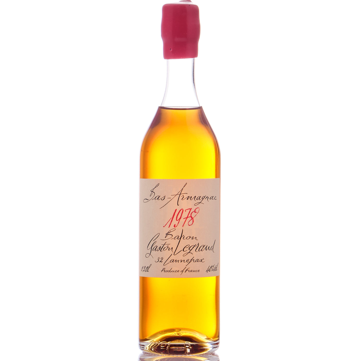 Baron Gaston Legrand Ténarèze 1978 20cl (05/2025)