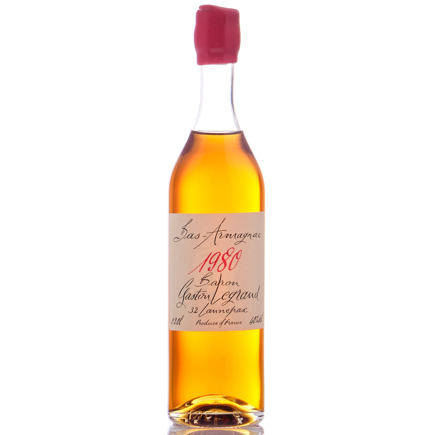 Baron Gaston Legrand Ténarèze 1980 20cl (05/2025)