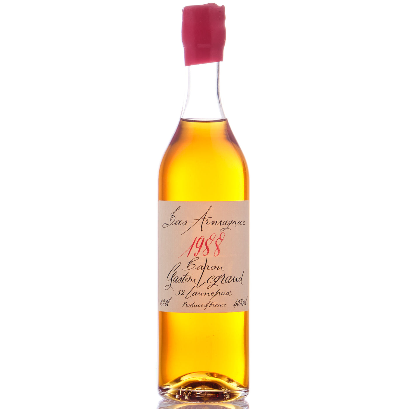 Baron Gaston Legrand Ténarèze 1988 20cl (05/2025)