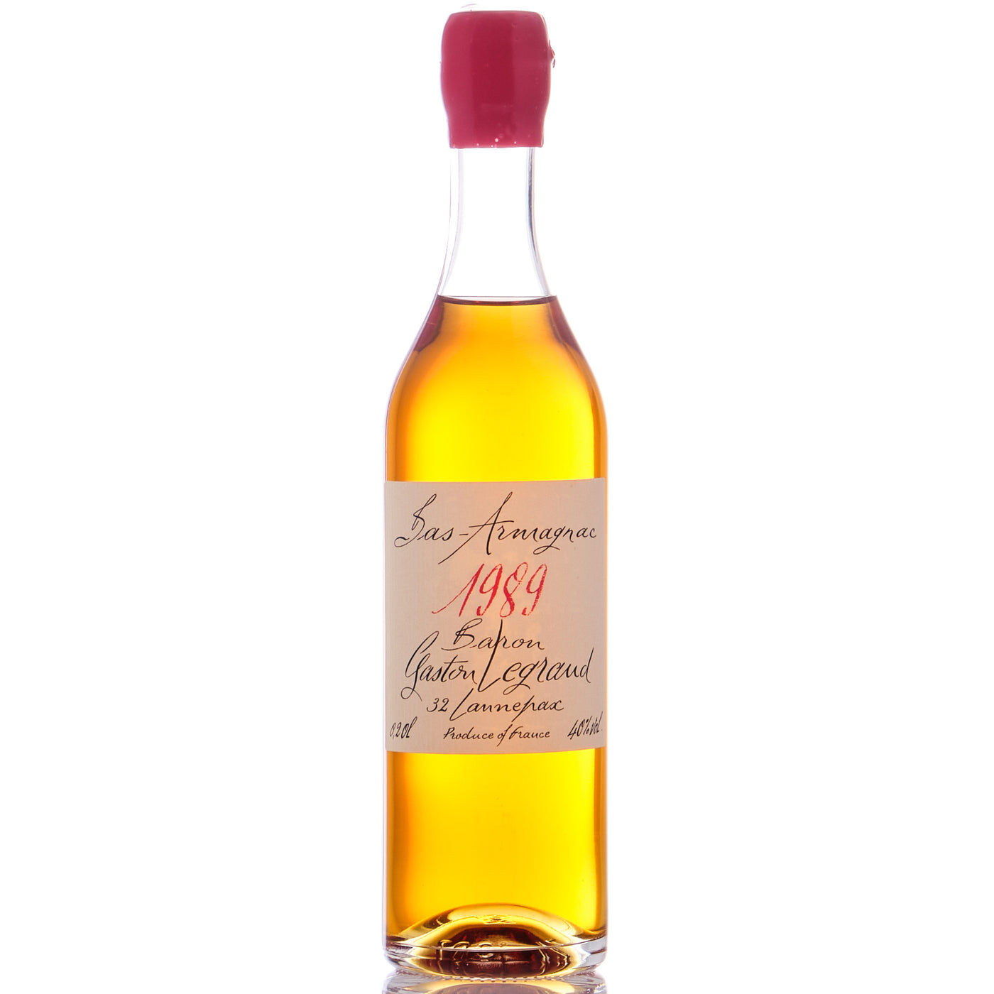 Baron Gaston Legrand Ténarèze 1989 20cl (05/2025)