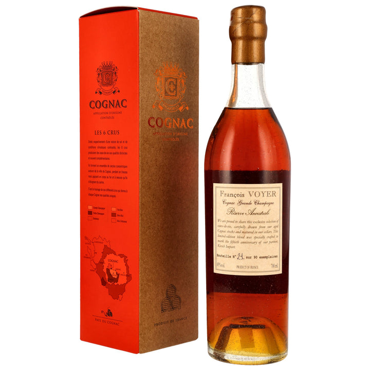 Francois Voyer Cognac Grande Champagne Réserve Ancestral - 50th Anniversary Kirsch