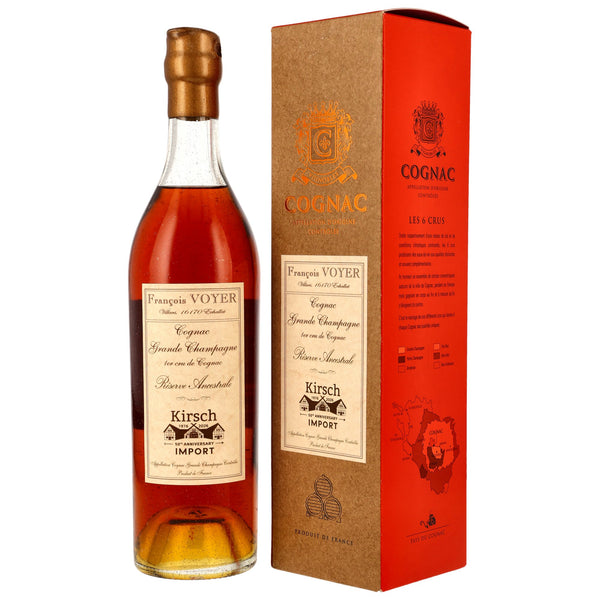 Francois Voyer Cognac Grande Champagne Réserve Ancestral - 50th Anniversary Kirsch