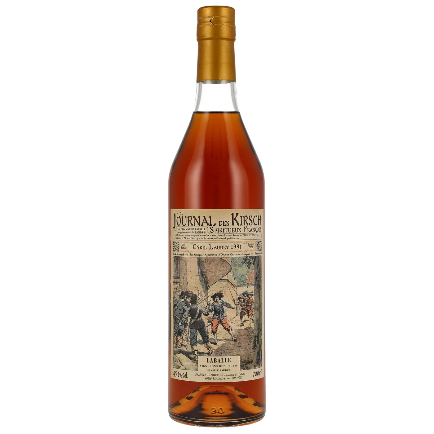 Journal des Kirsch Domaine Laballe 1991 70cl (10/2023)