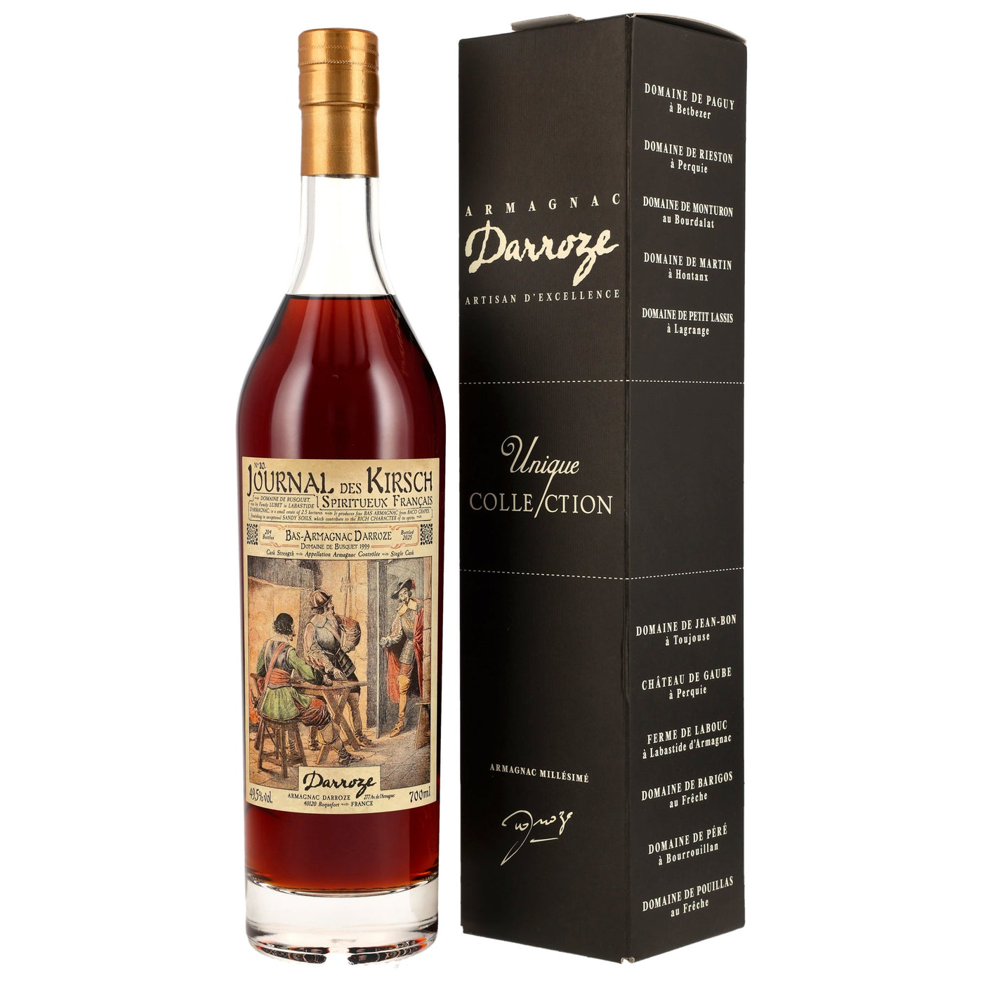 Journal des Kirsch Domaine de Busquet (Darroze) 1999 70cl (2025)