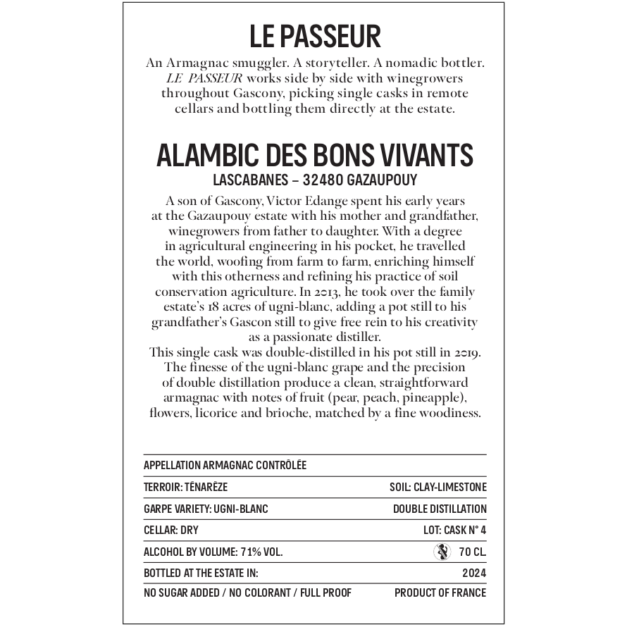 Le Passeur Lascabanes 2019 