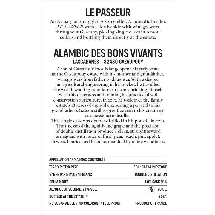 Le Passeur Lascabanes 2019 