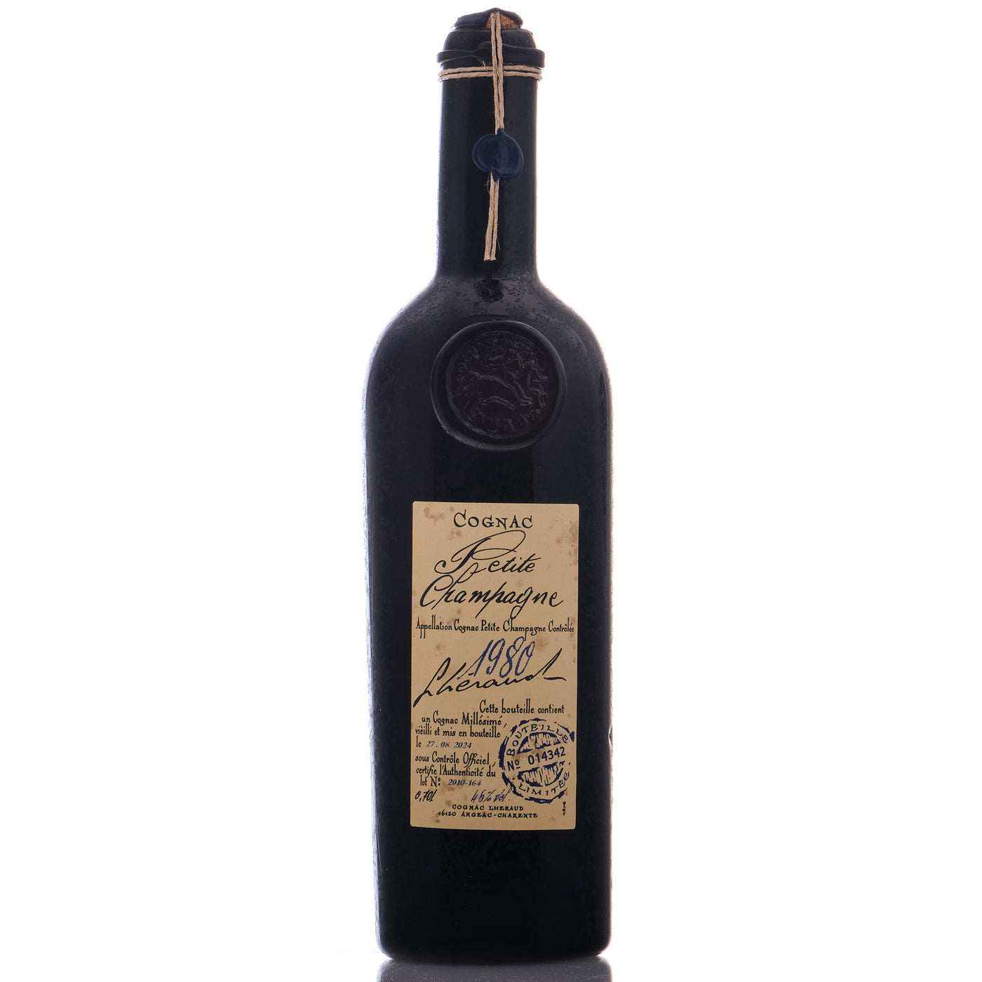 Cognac Lheraud 1980 Petite Champagne 70cl