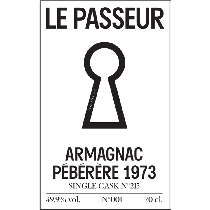 Le Passeur Château Pomès-Pébérère 1973 