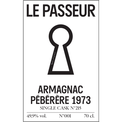 Le Passeur Château Pomès-Pébérère 1973 #215 70cl (04/2024)