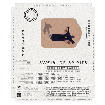 Swell de Spirits Los Convidados Mexican Rum #1 Satvrnal 50cl
