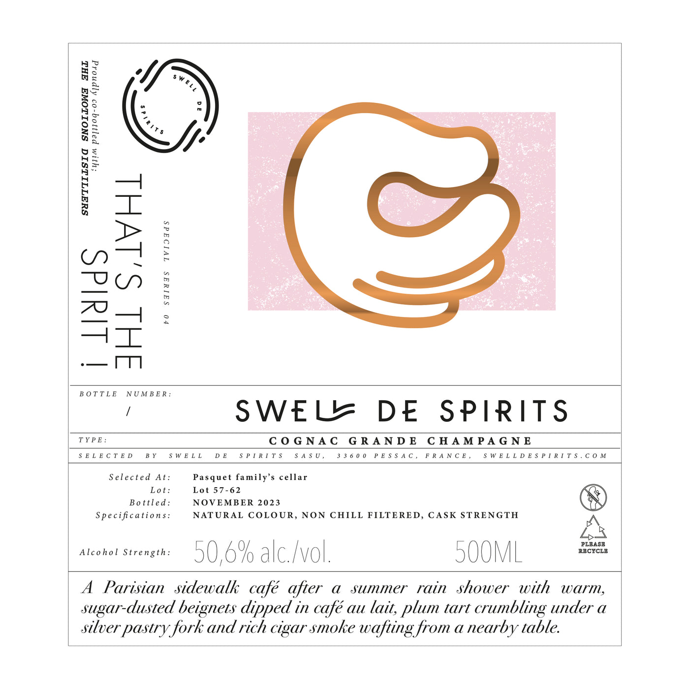 Swell de Spirits That's The Spirit #4 Jean-Luc Pasquet Lot 57-62 50cl