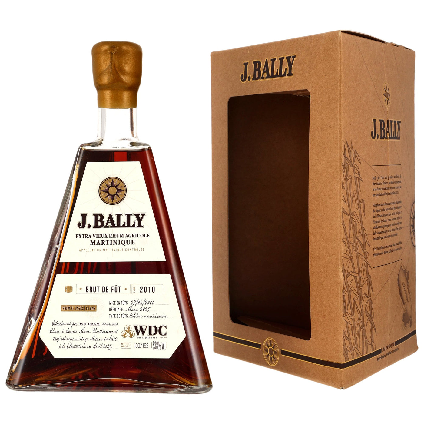 Wu Dram Clan J. Bally 2010 Rhum Agricole 70cl (2025)
