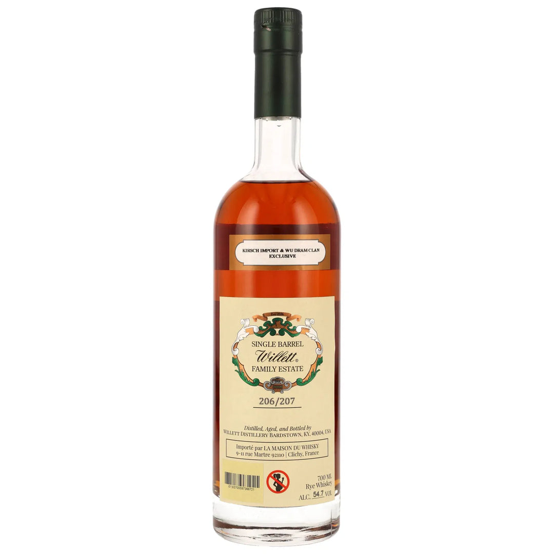 Willet Rye Whisky 7 Years Old Single Barrel 