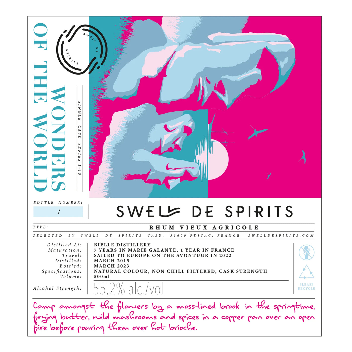 Swell de Spirits Wonders #15 Bielle 2015 50cl (03/2023)