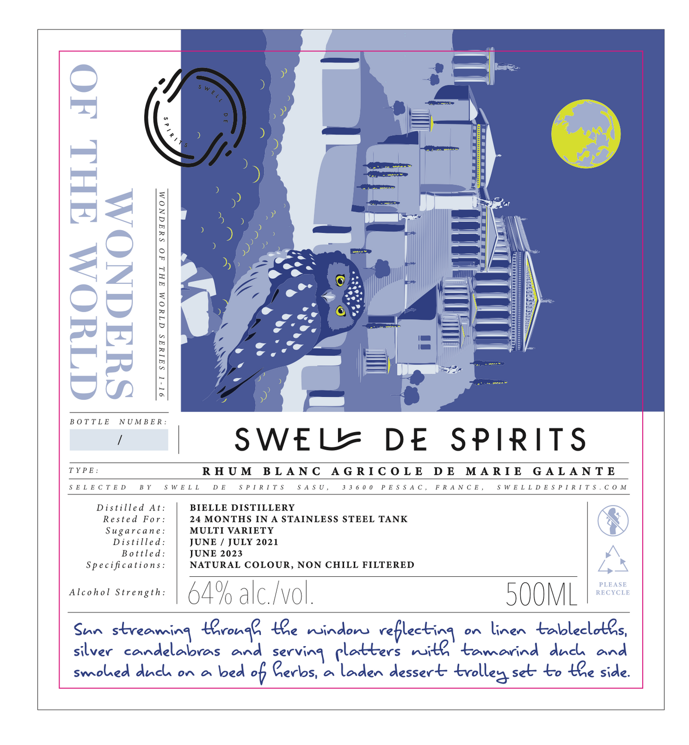 Swell de Spirits Wonders #16 Bielle Blanc 2021 50cl (02/2023)