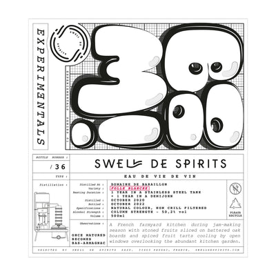 Swell de Spirits Experimentals #1 Baraillon Eau de Vie de Vin 2020 50cl (10/2022)