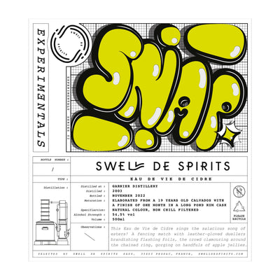 Swell de Spirits Experimentals #2 Garnier Eau de Vie de Cidre 2003 50cl (11/2022)