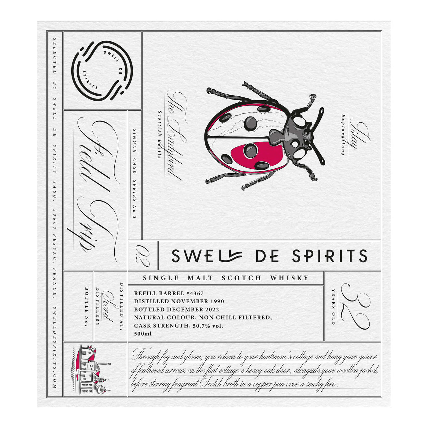 Swell de Spirits Field Trip #2 SecretIslay 1990 50cl (12/2022)