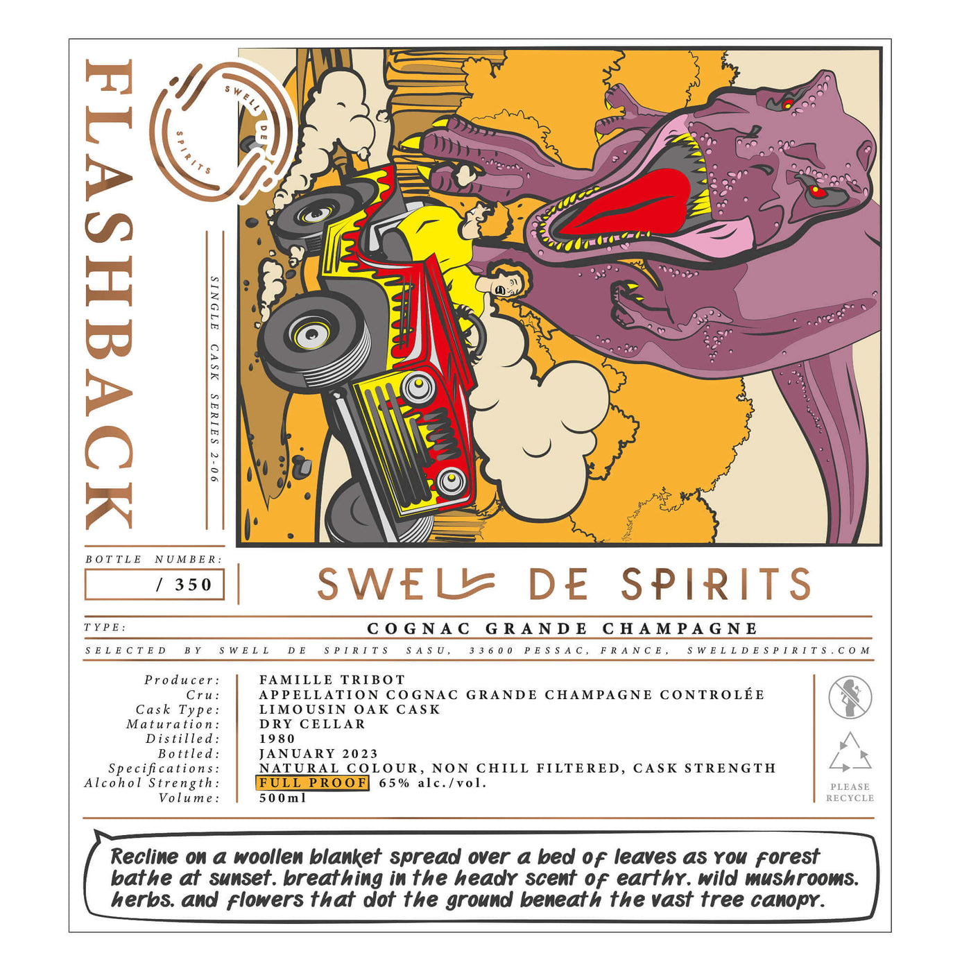 Swell de Spirits Flashback #6 Maison Tribot Lot 80 Full Proof 50cl (01/2023)