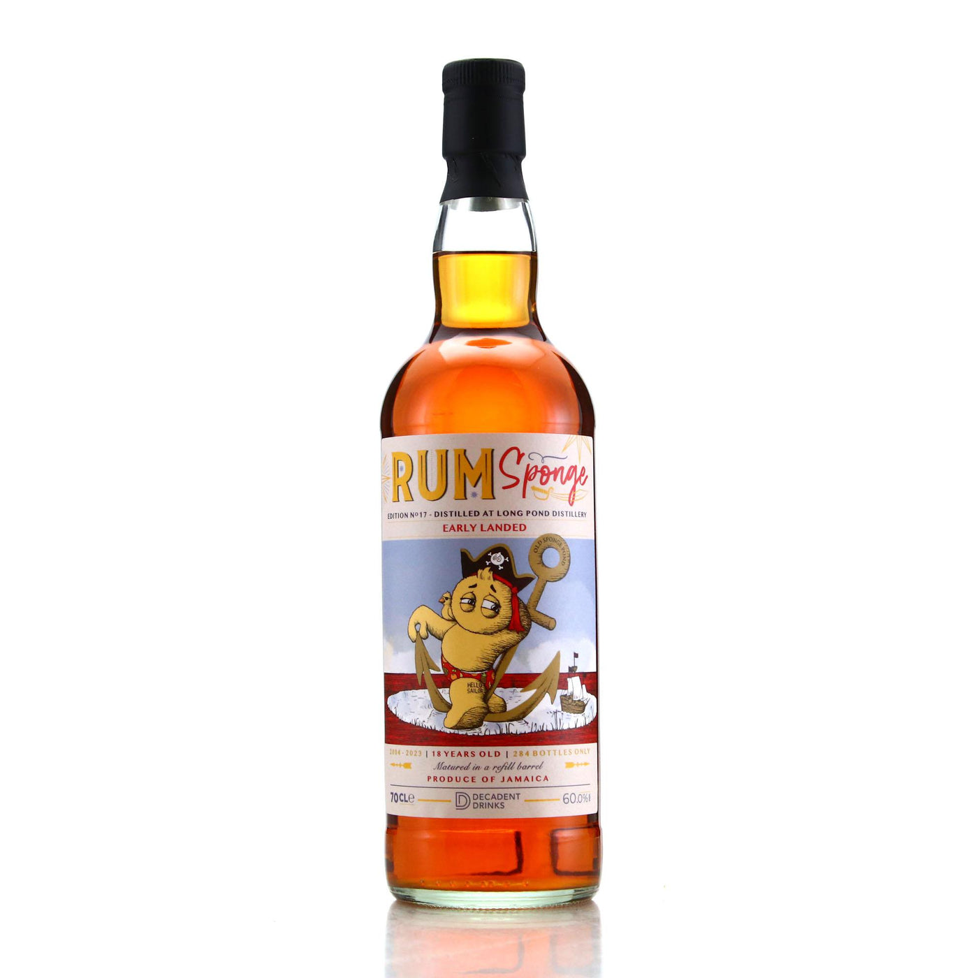 Rum Sponge Edition No. 17 LongPond 2004 70cl