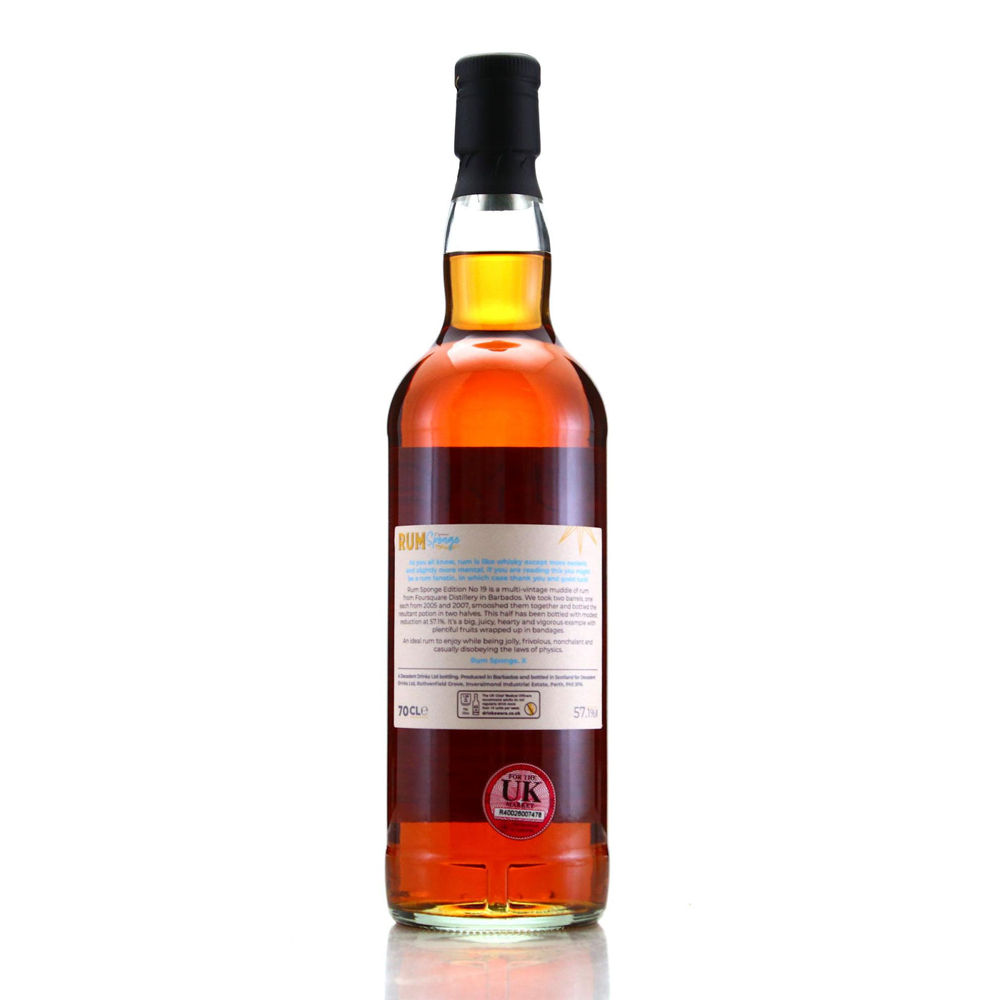 Rum Sponge Edition No.19 Barbados 16 Ans 70cl