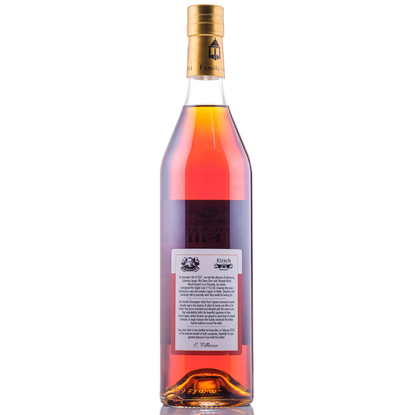 Wu Dram Clan Jean Fillioux Single Cask #55-60 70cl (02/2022)