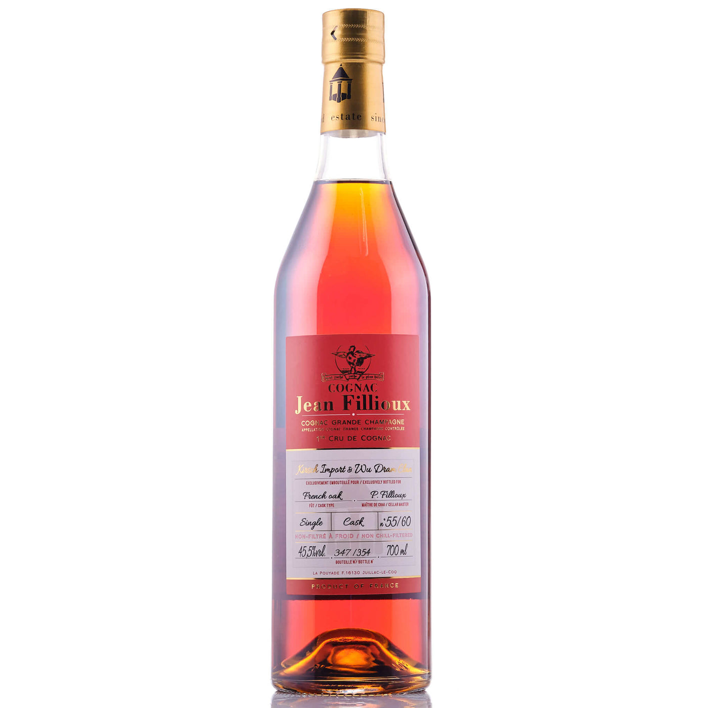 Wu Dram Clan Jean Fillioux Single Cask #55-60 70cl (02/2022)